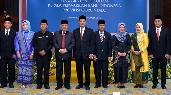Pengukuhan Kepala BI Gorontalo
