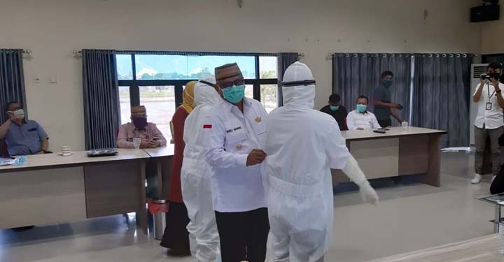 Gubernur Gorontalo menyiapkan 50 ribu masker kain