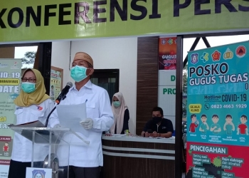 Konferensi Pers hasil spesismen Perawat di RSUD Pohuwato