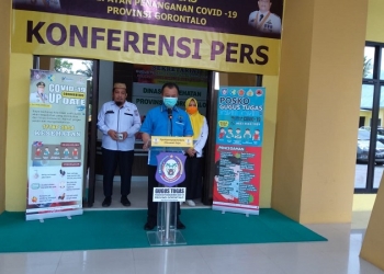 Pasien positif Covid-19 di Gorontalo