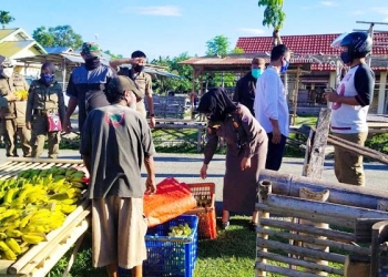 Pasar mingguan di Kecamatan Kabila Dibubarkan