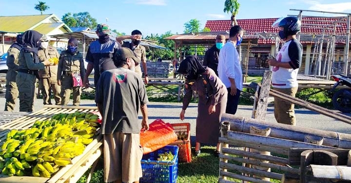 Pasar mingguan di Kecamatan Kabila Dibubarkan