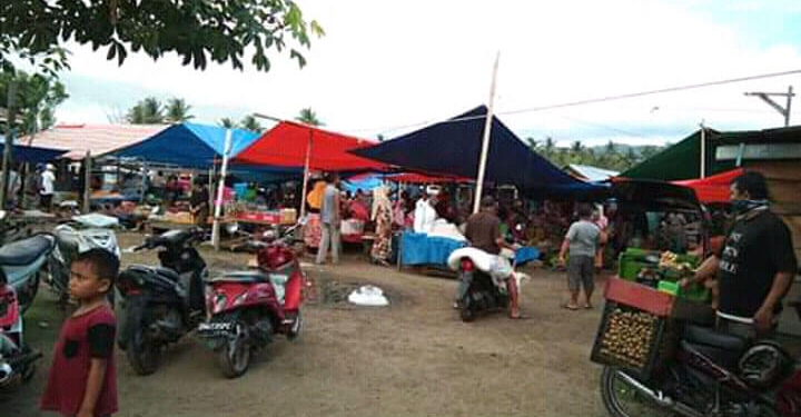 Pasar Minggu di Popayato, Pohuwato tetap beroperasi