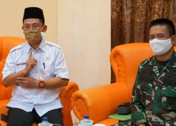 Wakil Bupati Gorut Sambut Danrem