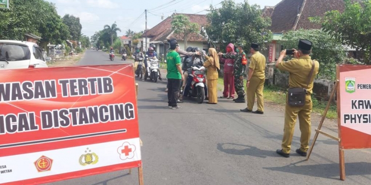Physical distancing Kabupaten Malang