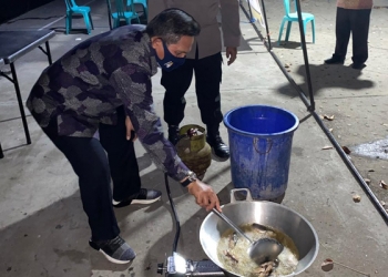 Wali Kota Gorontalo tinjau dapur umum