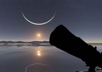 ilustrasi: Pemantauan Hilal. (foto:suaramasjid)