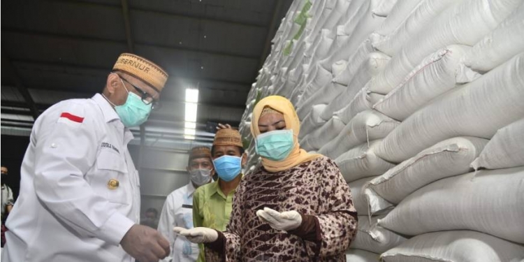 Stok beras Gorontalo