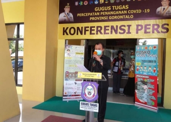 Juru Bicara Gugus Tugas Covid-19, dr.Triyanto Bialangi.