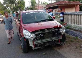Kecelakaan yang terjadi di Jalan Joesoef Hasiroe