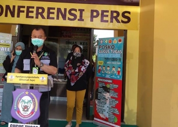 satu pasien positif.