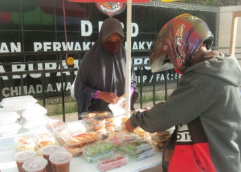 Penjual Takjil merugi saat pandemi covid