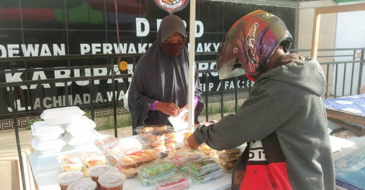 Penjual Takjil merugi saat pandemi covid