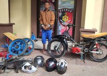 Resmob Polda Gorontalo bekuk pencuri sepeda motor