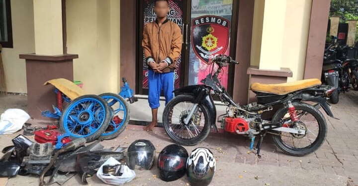 Resmob Polda Gorontalo bekuk pencuri sepeda motor