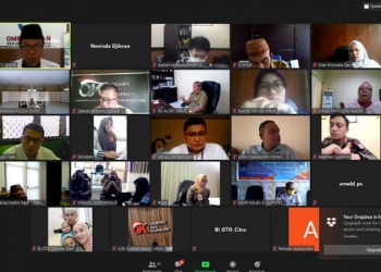 Rapat virtual ombudsman bersama OPD dan isntansi vertikal
