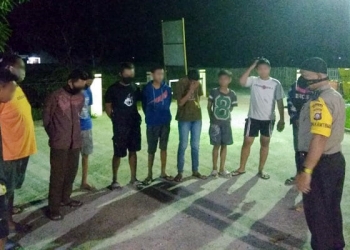 11 remaja dibawa ke kantor polisi