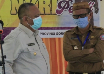 Bupati Pohuwato lapor penerima bantuan kepada Gubernur Gorontalo