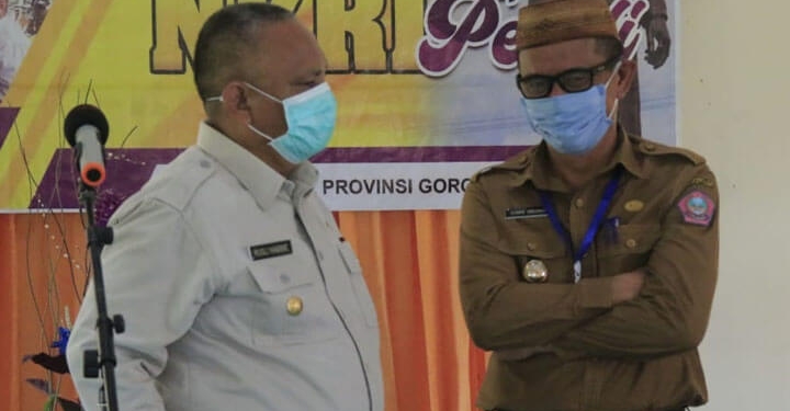 Bupati Pohuwato lapor penerima bantuan kepada Gubernur Gorontalo