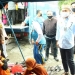 Pininjauan dapur umum di kantor Desa Duano