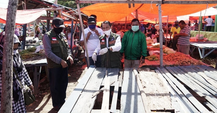 Pasar Limboto percontohan new normal life