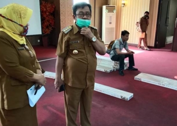 Rombongan Pemda Gorut yang Menjemput Menteri