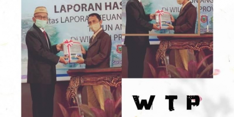 Pemkab Gorontalo Tanpa Cacat Opini WTP