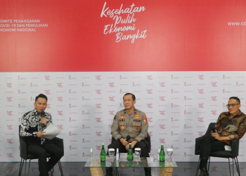 Kepala Biro Penerangan Masyarakat Divisi Humas Kepolisian RI Brigjen Pol. Awi Setiyono pada dialog bertajuk "Operasi Yustisi Dorong Pemulihan Kesehatan dan Percepatan Kebangkitan Ekonomi" di Media Center Komite Penanganan Covid-19 dan Pemulihan Ekonomi Nasional (KPCPEN) Jakarta, Senin (14/9/2020). 
 Foto Istimewa