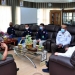 Wagub Gorontalo H. Idris Rahim (kanan), berbincang dengan Kepala BPPHLHK, Dodi Kurniawan (kiri) di ruang kerja Wagub, Rabu (23/9/2020). (Foto : Haris – Humas)
