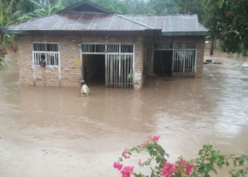 Banjir melanda desa Iloheluma, Pohuwato