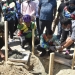 Bupati Gorontalo, Nelson Pomalingo, melakukan peletakan batu pertama pembangunan Taman Isimu, Sabtu (19/\9/2020).