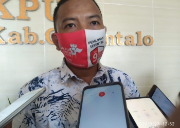 Ketua KPU Kabupaten Gorontalo, Rasyid Saiyu.
