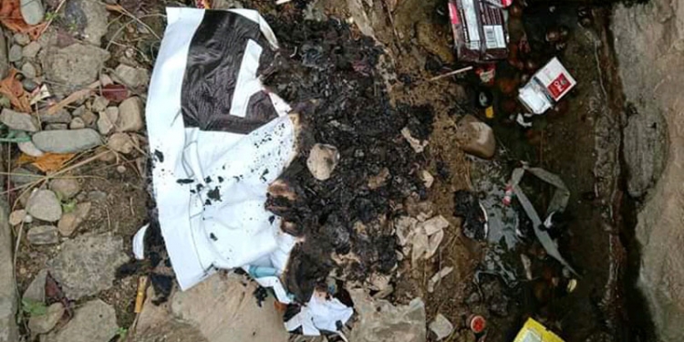 APK milik paslon HZO dibakar oleh orang tak dikenal