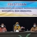 Plt Kadis Kesahatan Prov.Gorontalo saat membuk kegiatan Pelatihan Penanganan Kegawatdaruratan Maternal dan Neonatal bagi Dokter Umum, Bidan dan Perawat, berlangsung di Grand Q Hotel Kota Gorontalo, Senin (26/10/2020). (Humas Dikes Prov.Gorontalo).