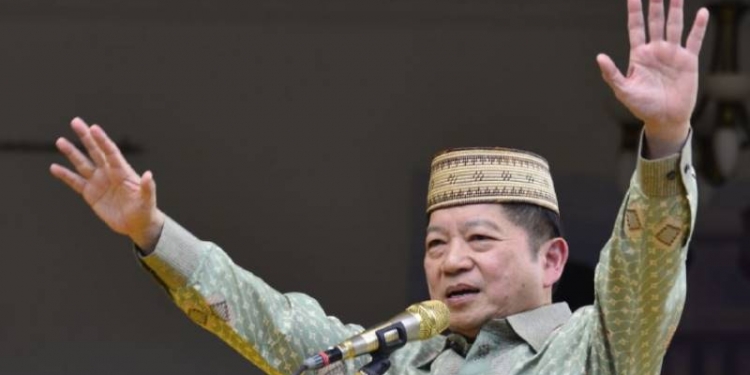 Menteri PPN/Bappenas Suharso Monoarfa saat berkunjung ke Gorontalo awal tahun 2020 lalu. (Foto: Dok. Humas).