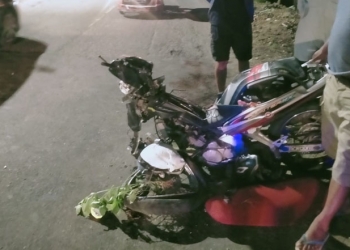 Sepeda Motor bertabrakan Ambulans