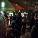 Tim gabungan membubarkan warga yang sedang nongkrong di salah satu warung kopi di Jl Jendral Sudirman, Kota Gorontalo, Ahad (29/11/2020). (ramlan/gopos)