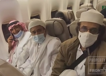Habib Rizieq tiba di tanah air
