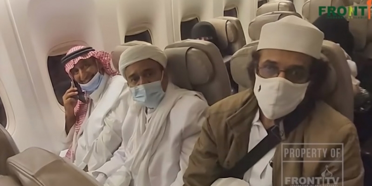 Habib Rizieq tiba di tanah air