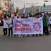 Aksi KAMMI Daerah Gorontalo terkait pernyataan Presiden Perancis, Kamis (5/11/2020). (ari/gopos)