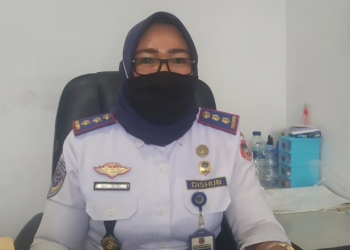 Kabid Lalu Lintas, Dinas Perhubungan Kabupaten Gorontalo, Sartika Dau. (putra/gopos)