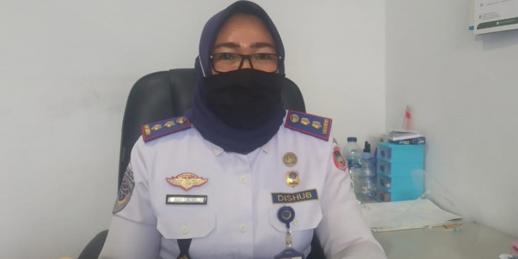 Kabid Lalu Lintas, Dinas Perhubungan Kabupaten Gorontalo, Sartika Dau. (putra/gopos)