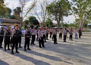 Pengamanan Debat Polres Bone Bolango