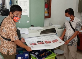 KPU Pohuwato persiapkan logistik untuk pilkada Pohuwato 9 Desember mendatang, (foto istimewa)