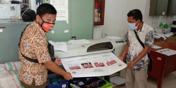 KPU Pohuwato persiapkan logistik untuk pilkada Pohuwato 9 Desember mendatang, (foto istimewa)