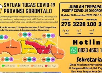 Kasus covid-19 Gorontalo