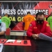 Konferensi Pers di Polda Gorontalo terkait penangkapan tiga tersangka pengguna narkoba. Foto: Istimewa