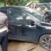 kecelakaan mobilio vs suzuki pikap