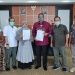 Rektor UNG bersama GIZ-Federal Republic of Germany usia menandatangai kerjasama demi mendorong SDGs di Gorontalo. Foto: Istimewa.