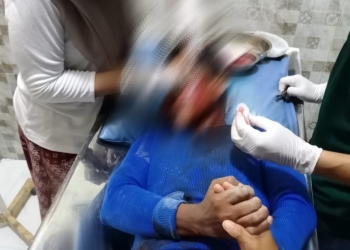 Korban penganiayaan di Botumoito, Kabupaten Boalemo. Foto: Istimewa.